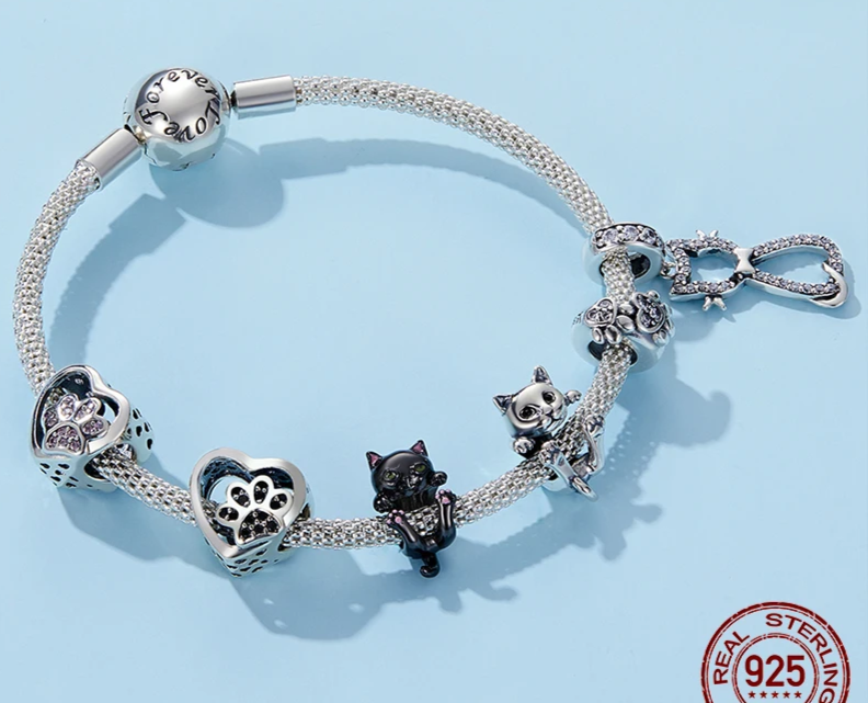 Cat Charms for Bracelets