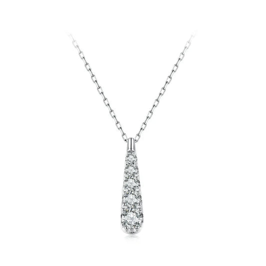 Sterling silver teardrop necklace✨