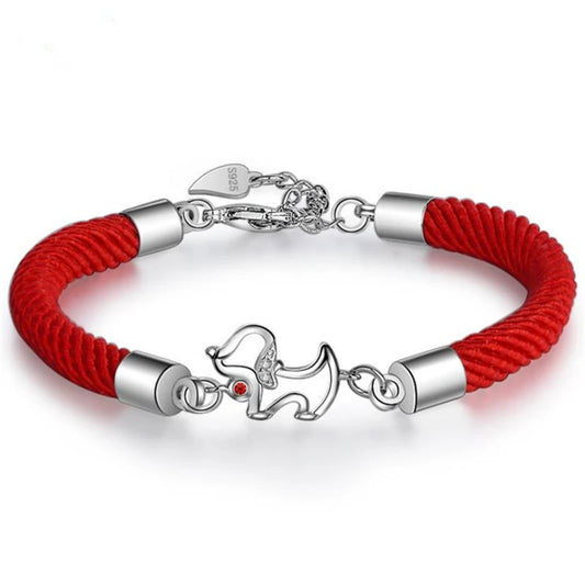 sterling silver rope bracelet