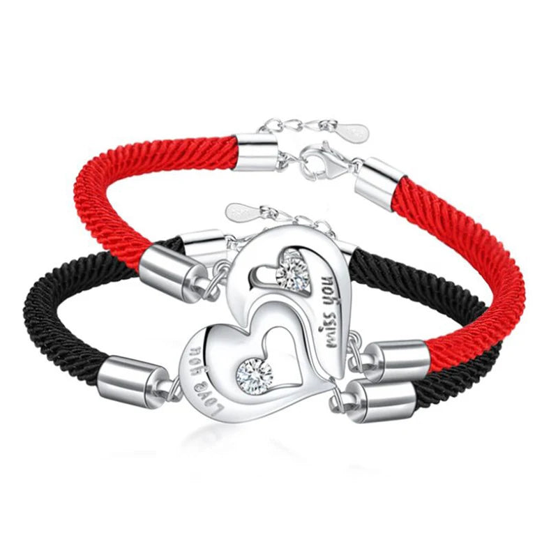 shop personalized heart bracelets