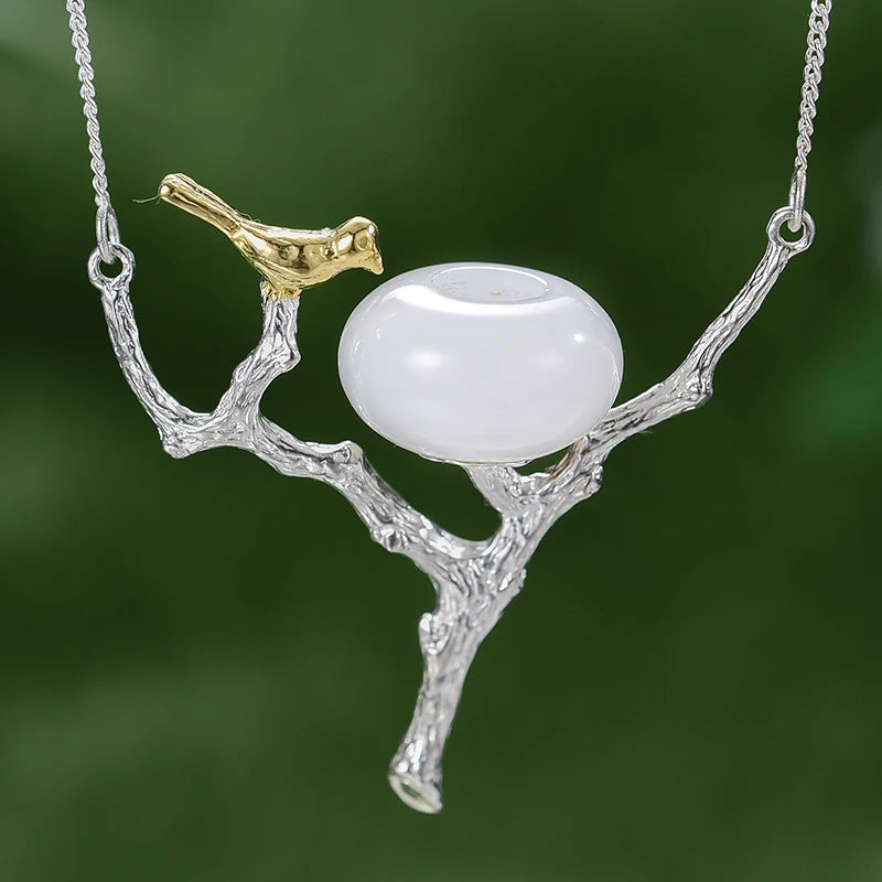 Sterling Silver Bird Pendant