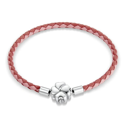 braided leather bracelet for women