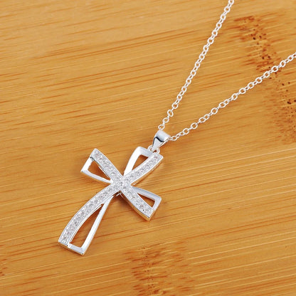 men's sterling silver cross pendant