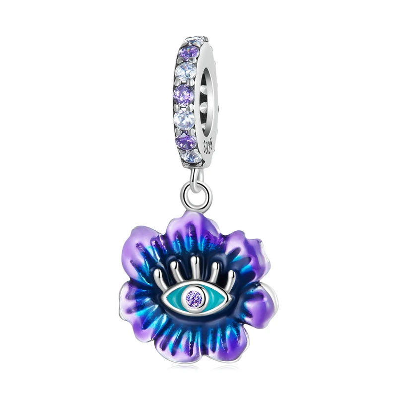  Flower Shaped Rhinestone charms
