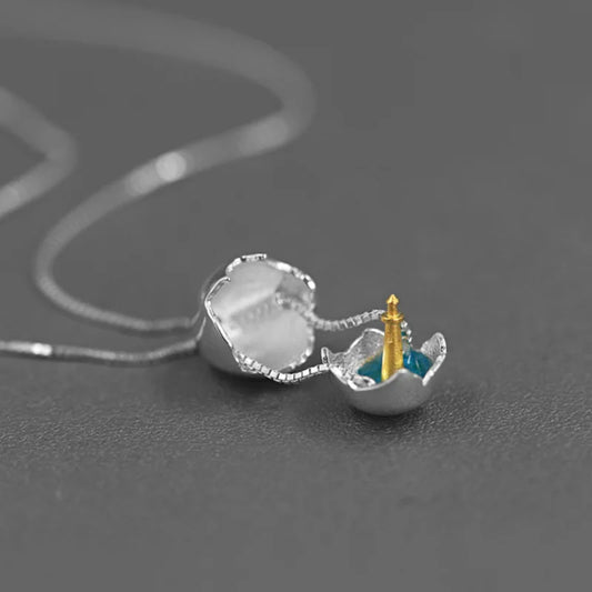 Lighthouse pendant necklace