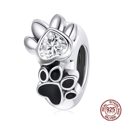 Cubic Zirconia Cat dimond Charm