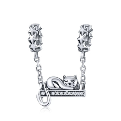  hanging Cat Charms